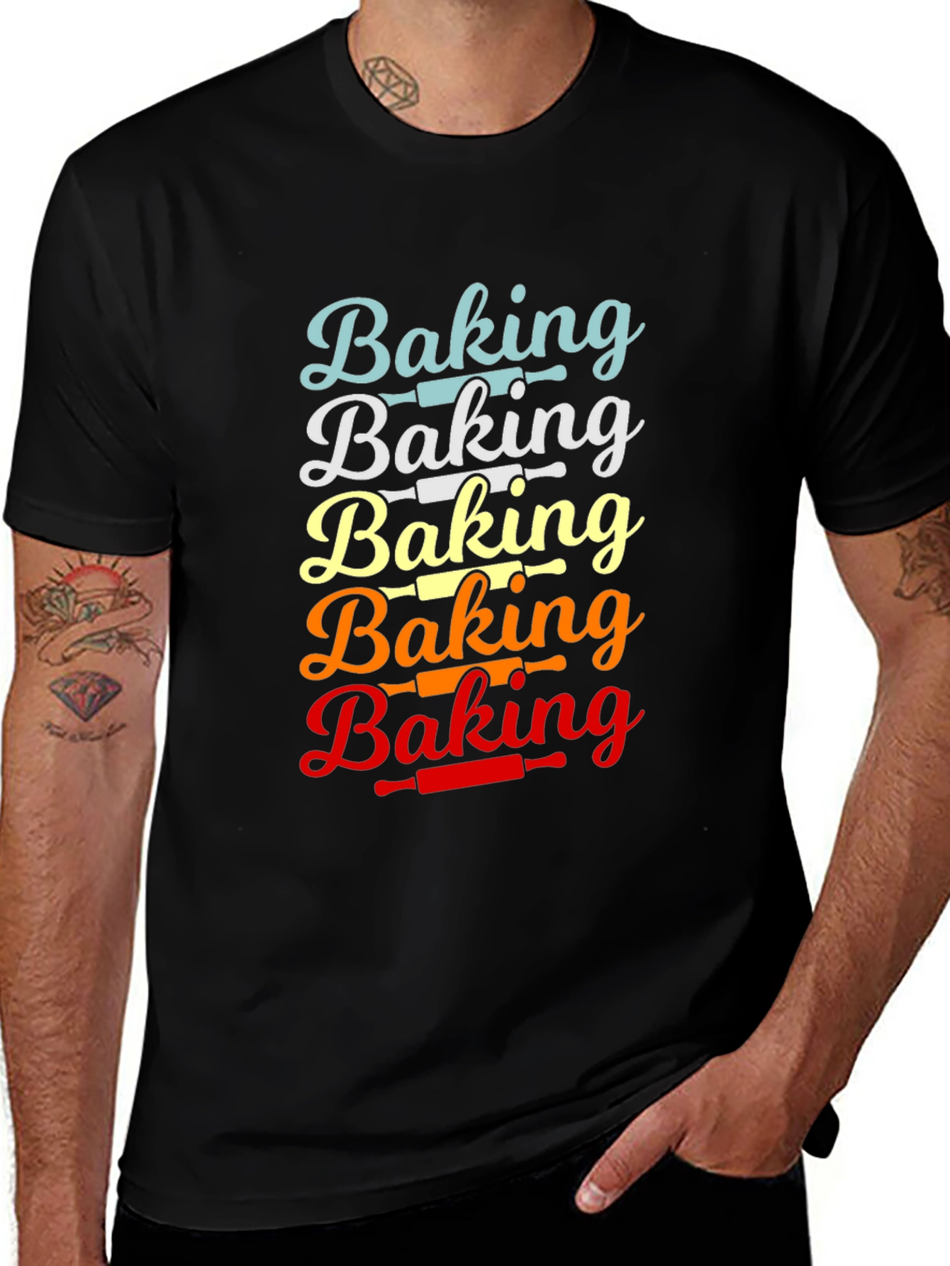 Variant 20 of Colorful Baking T-Shirt