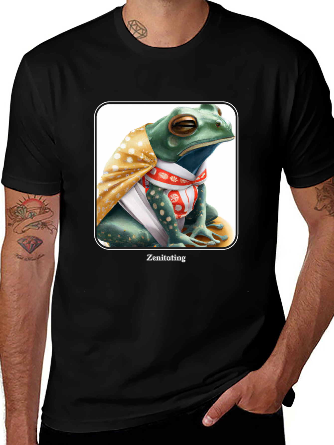 Variant 29 of Zen Frog T-Shirt