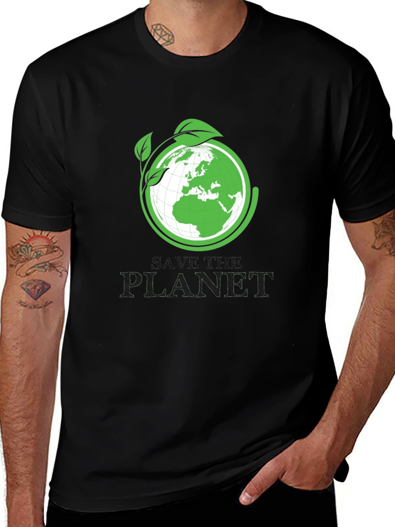 Variant 3 of Eco-Friendly Planet T-Shirt