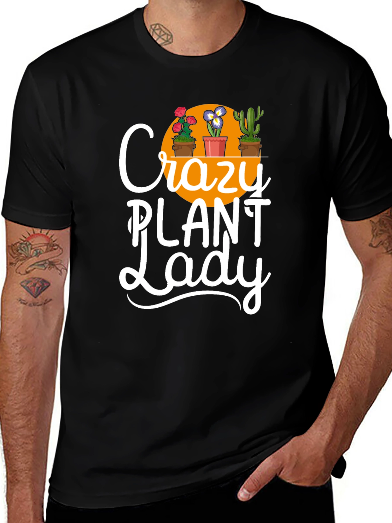 Variant 9 of Crazy Plant Lady Graphic Tee