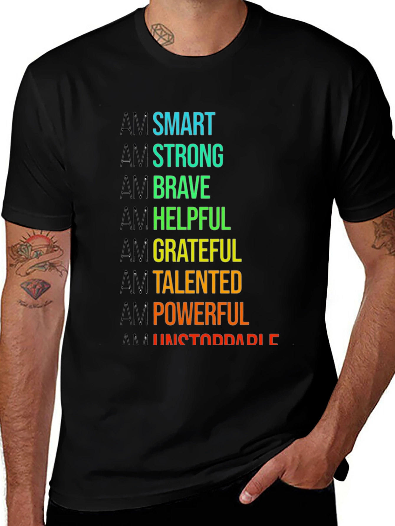 Variant 26 of I AM Statements T-Shirt - Positive Affirmations