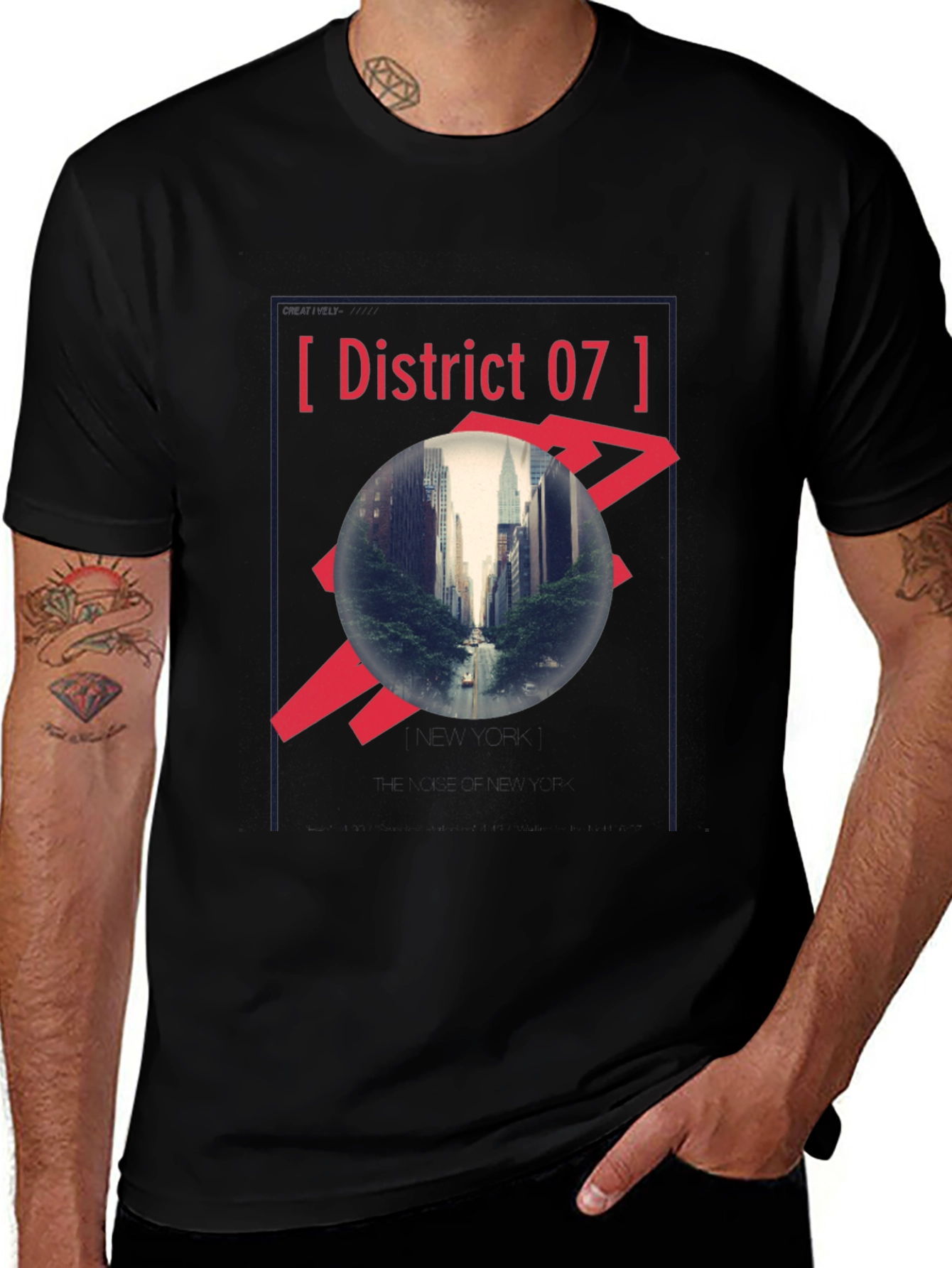 District 07 Graphic Tee - Urban Style