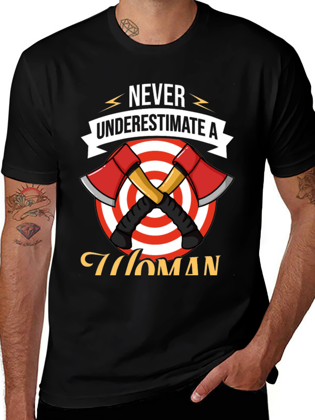 Variant 24 of Never Underestimate a Woman T-Shirt