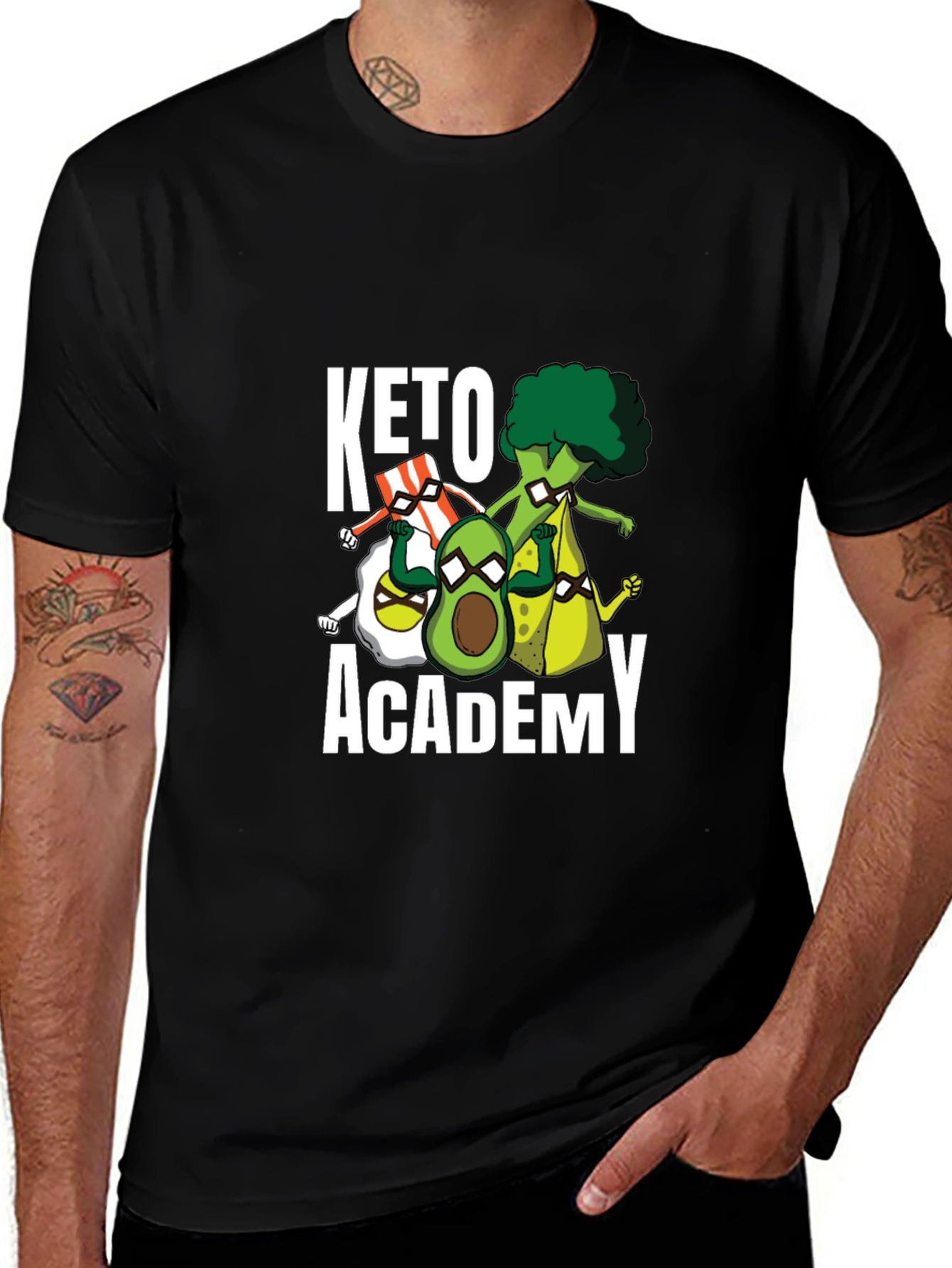 Variant 9 of Keto Academy T-Shirt - Funny Diet Tee