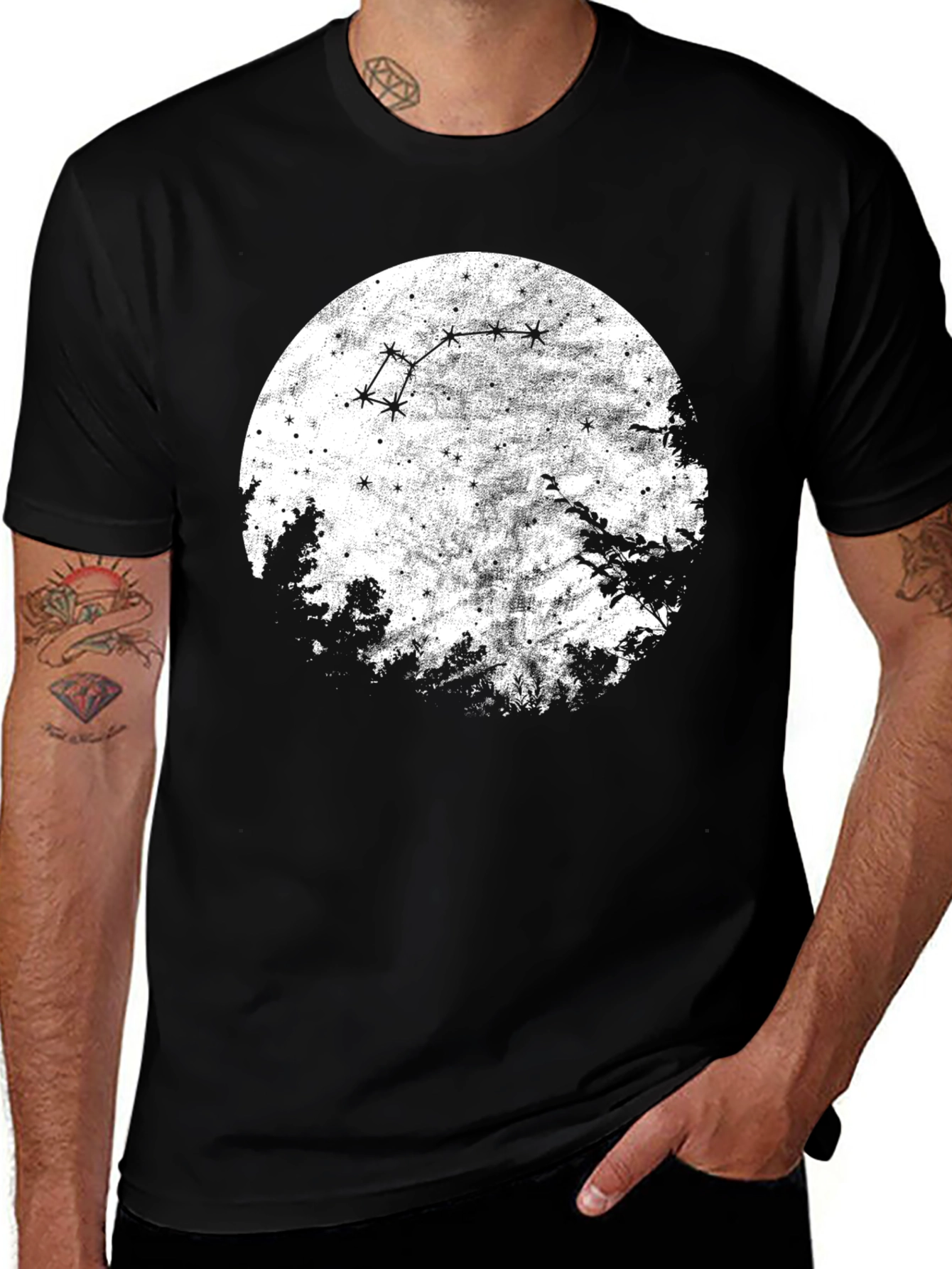 Variant 20 of Constellation Moon Graphic T-Shirt