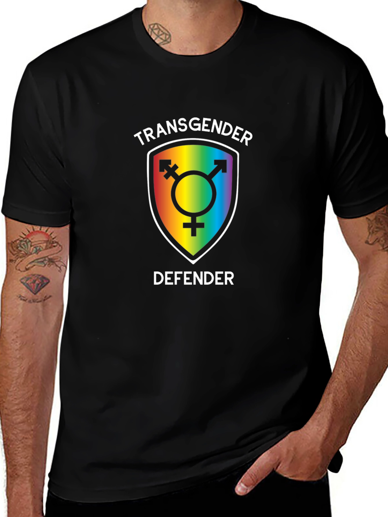 Transgender Defender T-Shirt - Pride & Support
