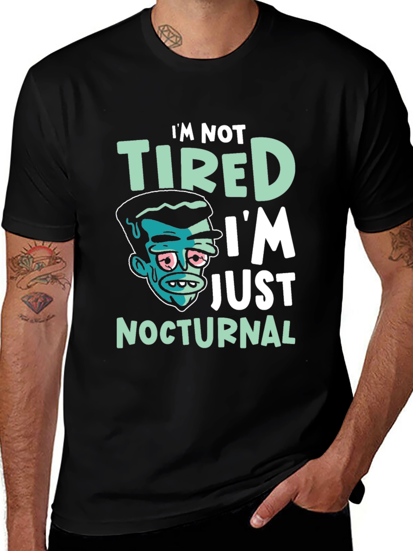 Variant 15 of Nocturnal Graphic T-Shirt