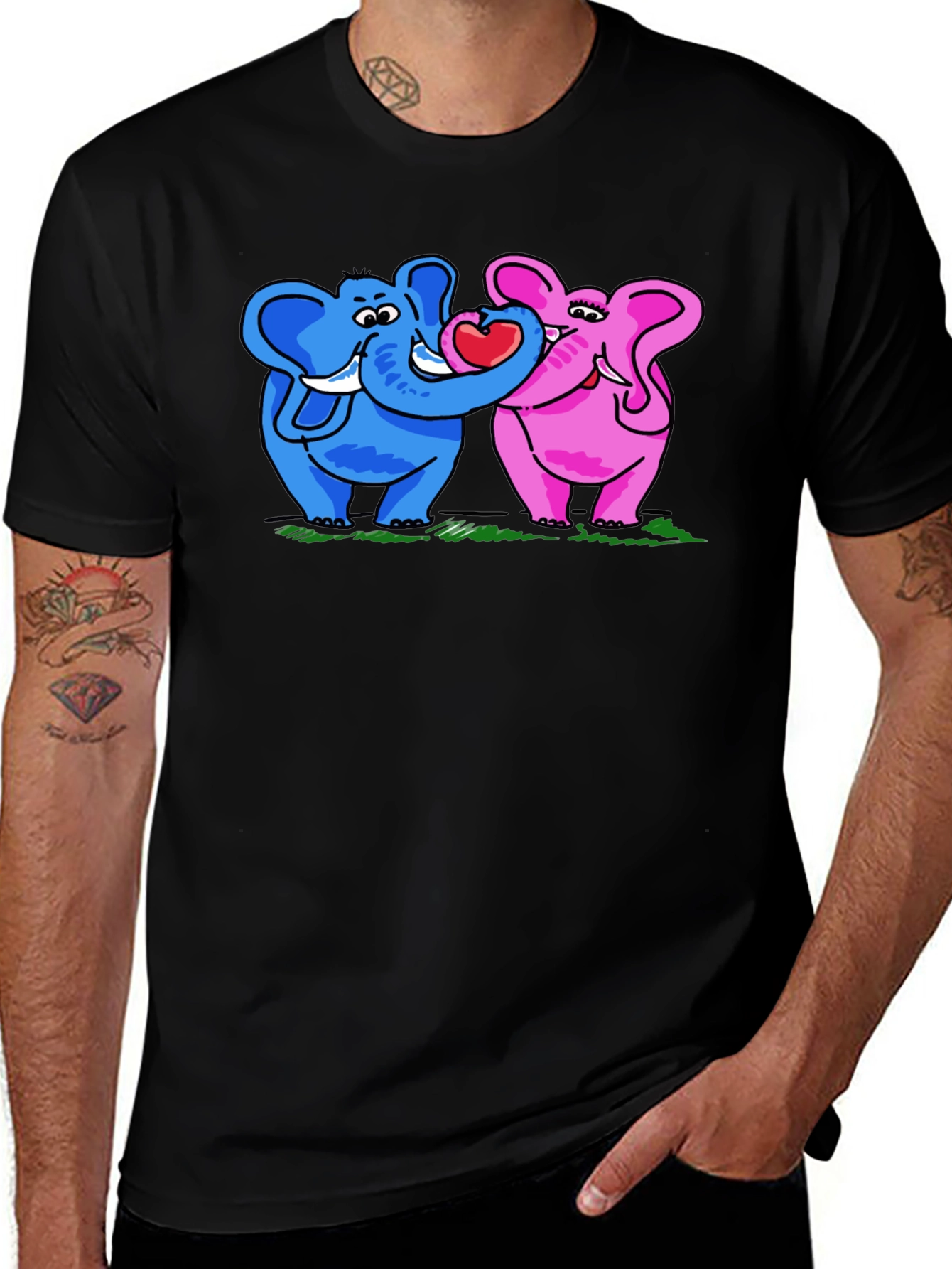 Variant 22 of Elephant Love T-Shirt