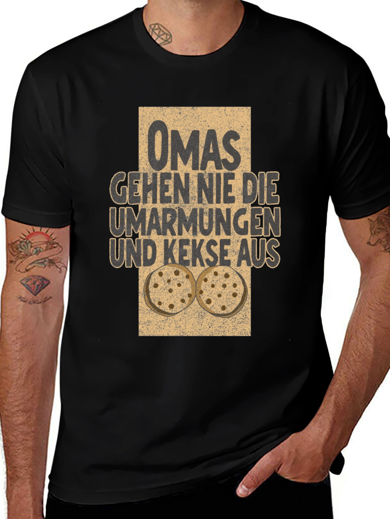 Variant 12 of Omas Kekse T-Shirt - Grandma's Cookies Tee