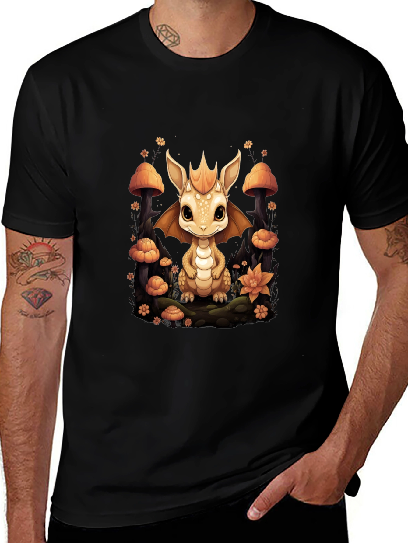 Variant 5 of Cute Dragon T-Shirt