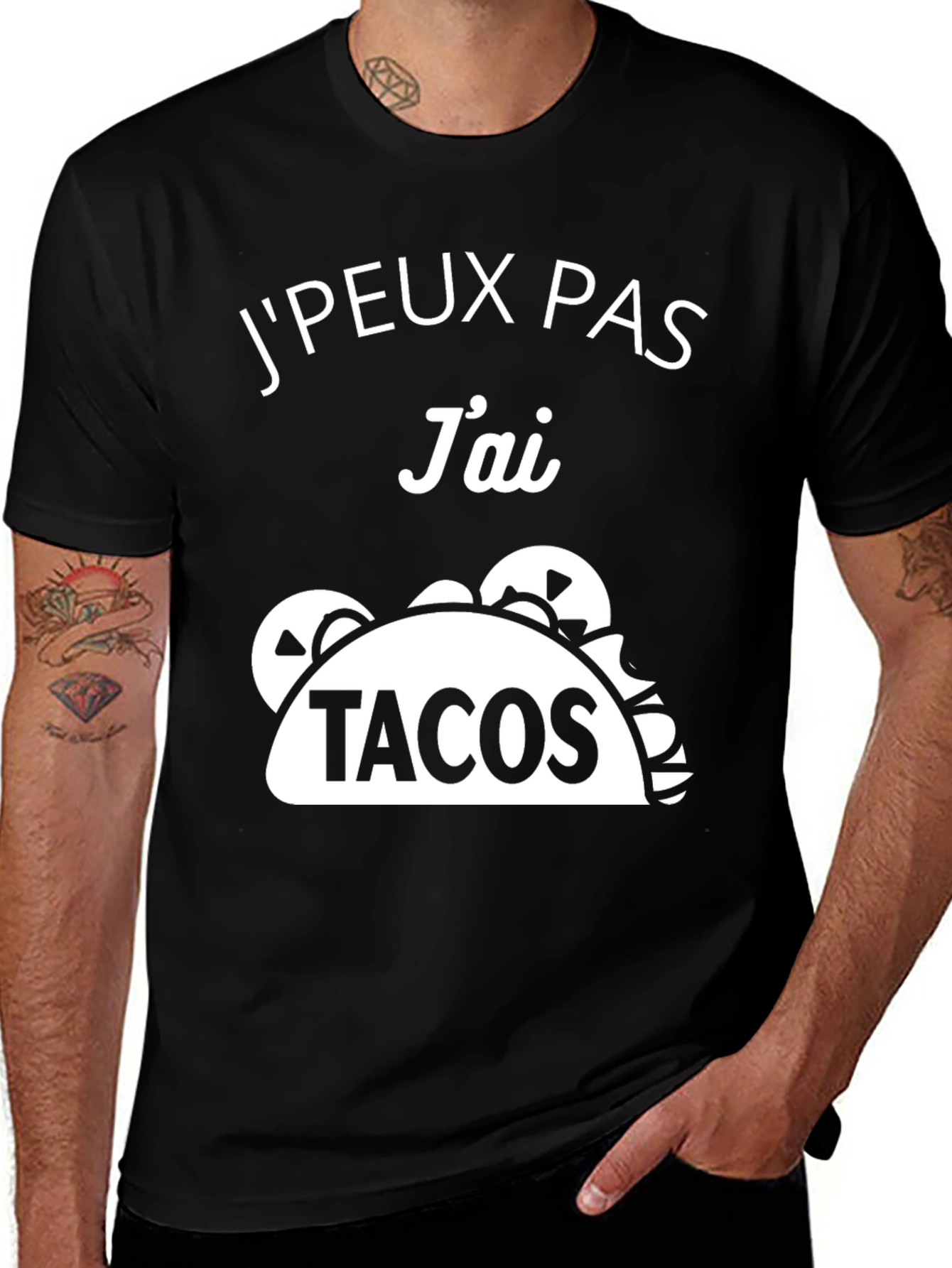 Variant 28 of J'Peux Pas J'ai Tacos T-Shirt
