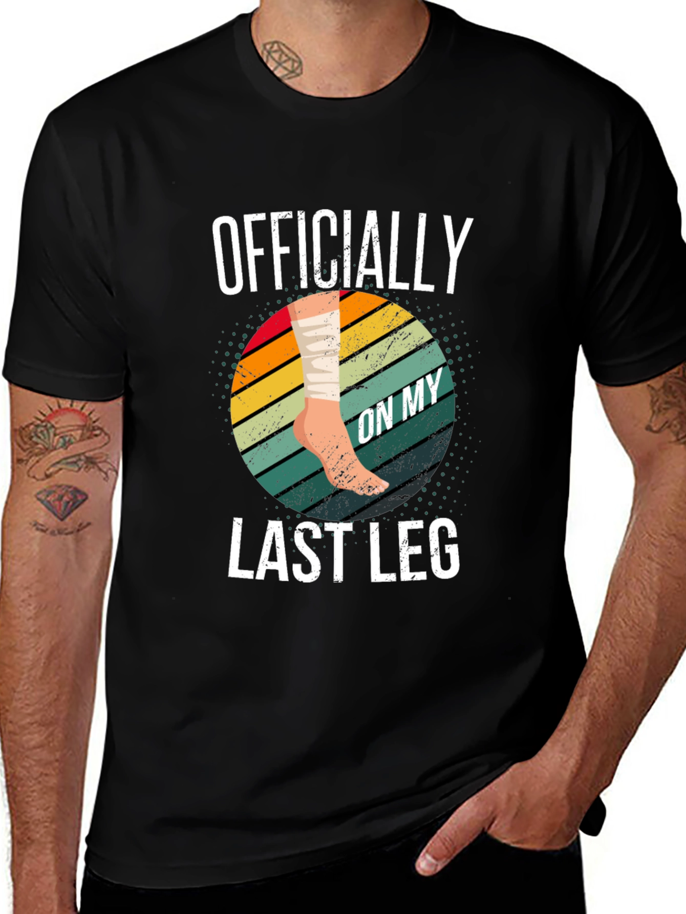 Variant 13 of Officially On My Last Leg T-Shirt
