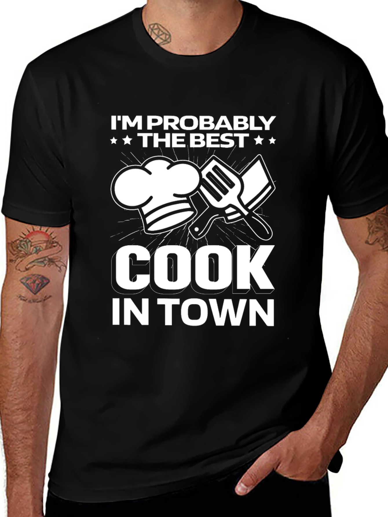 Variant 3 of Best Cook in Town Graphic T-Shirt