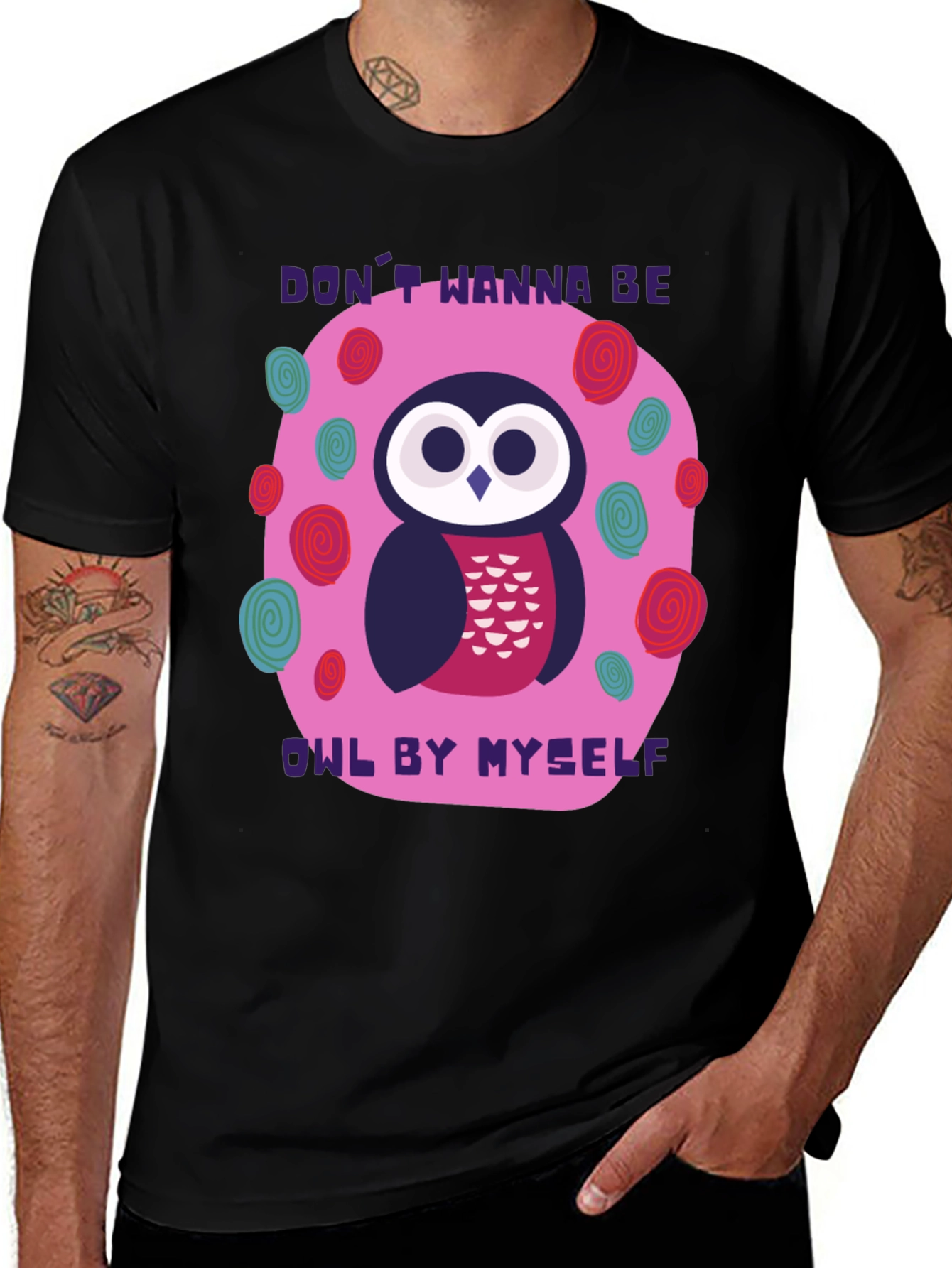 Variant 19 of Don't Wanna Be Owl By Myself T-Shirt