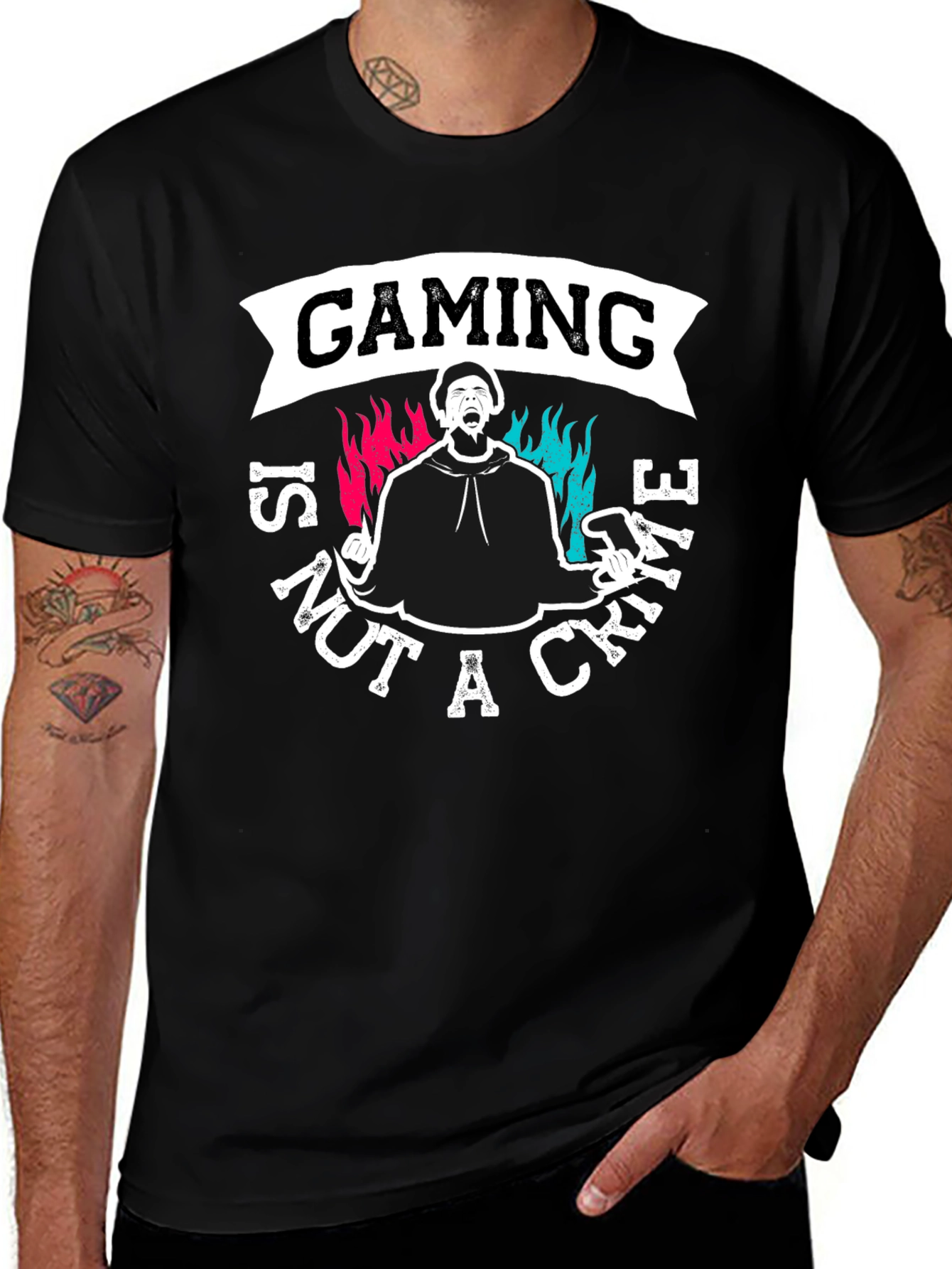 Variant 8 of Gaming is Not A Crime Graphic Tee