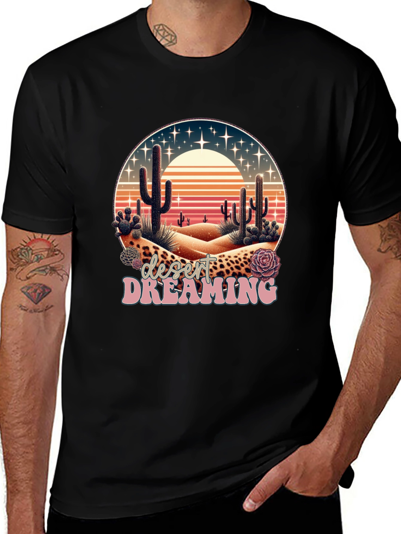 Variant 28 of Desert Dreaming Graphic Tee - Western Style