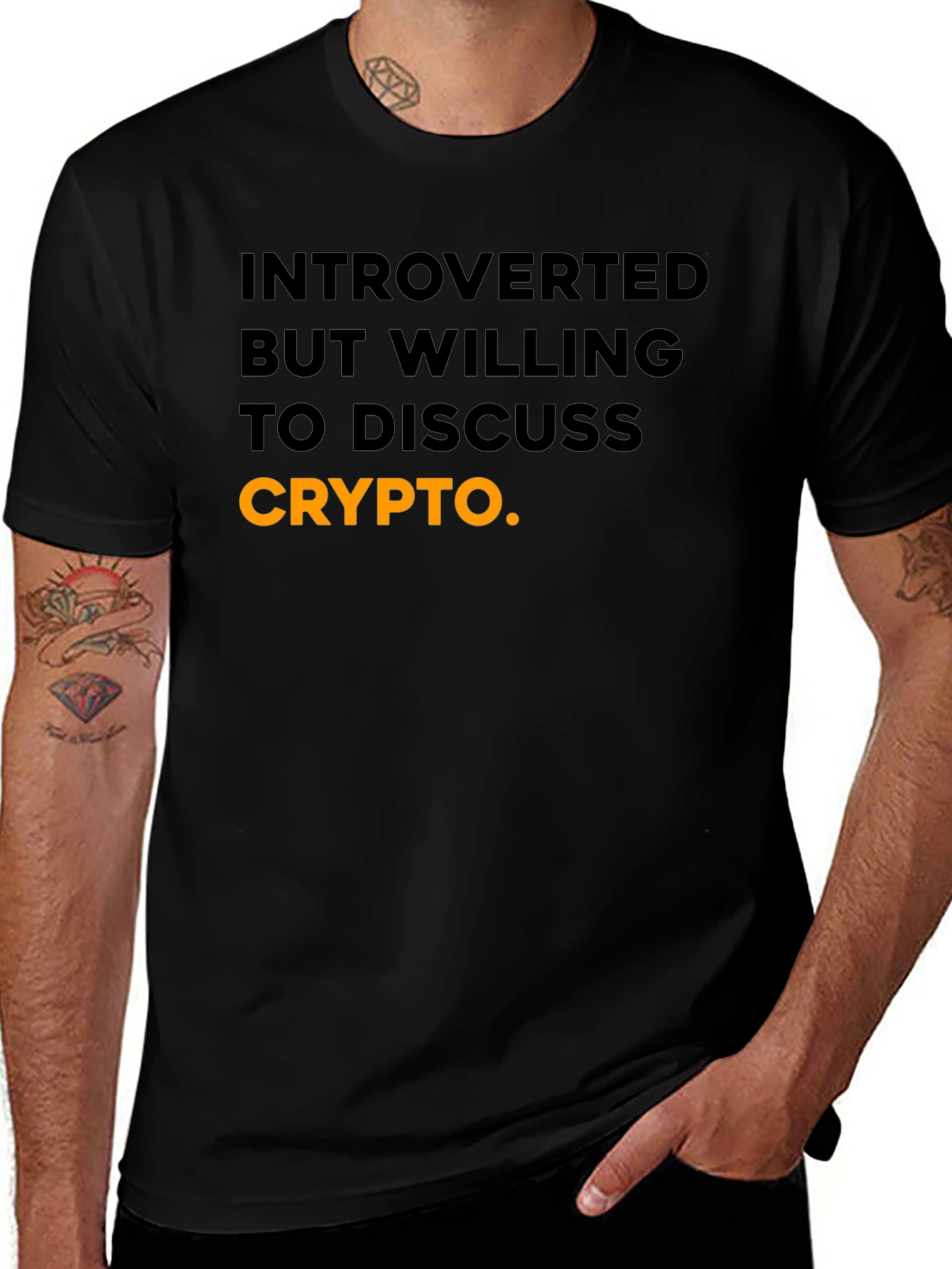 Variant 15 of Introverted Crypto T-Shirt