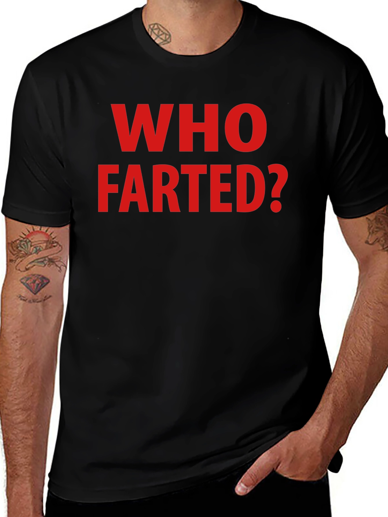 Variant 3 of Who Farted? Graphic Novelty Tee