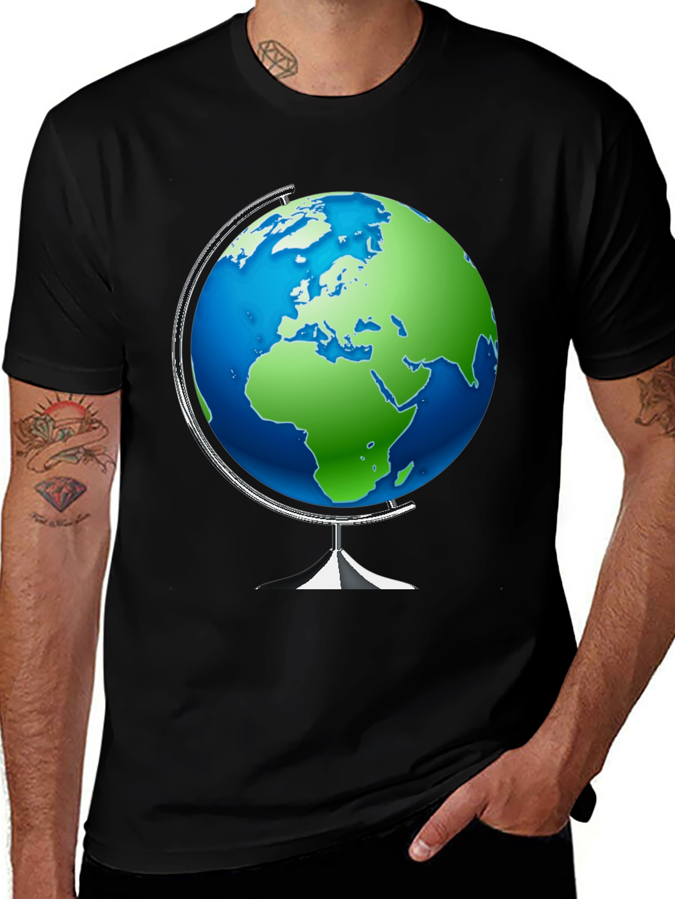 Globe Graphic T-Shirt