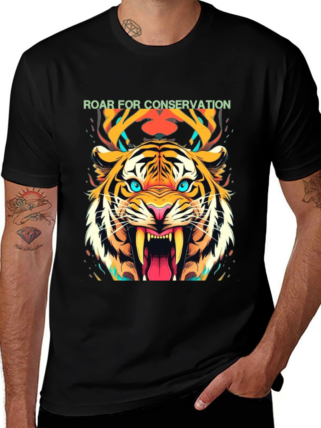 Roar for Conservation Tiger Graphic Tee