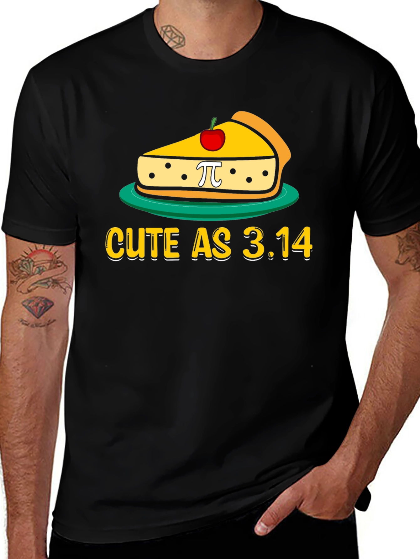 Variant 24 of Cute As Pie T-Shirt - 3.14 Math Humor