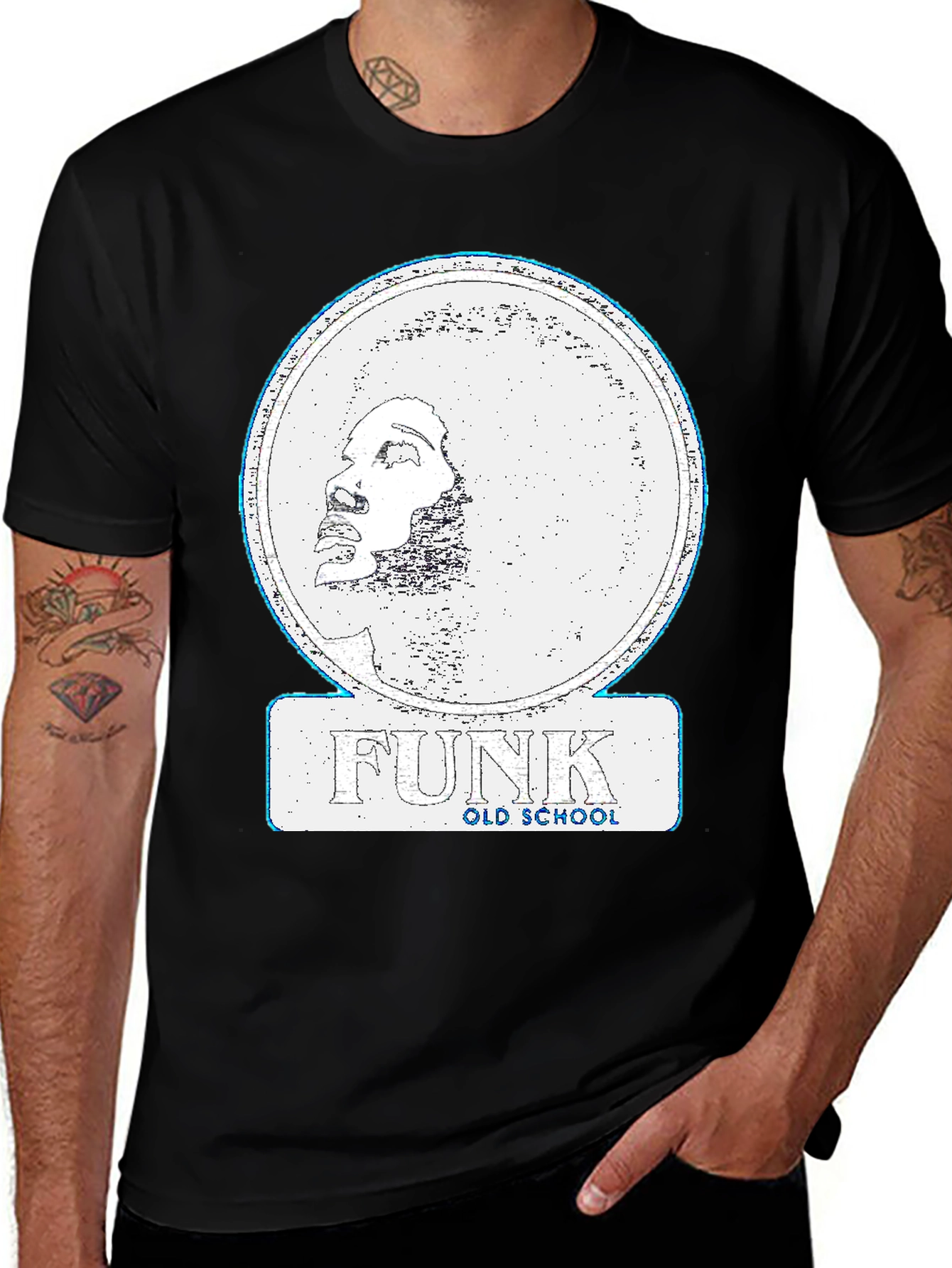 Vintage Funk Old School T-Shirt - Retro Style