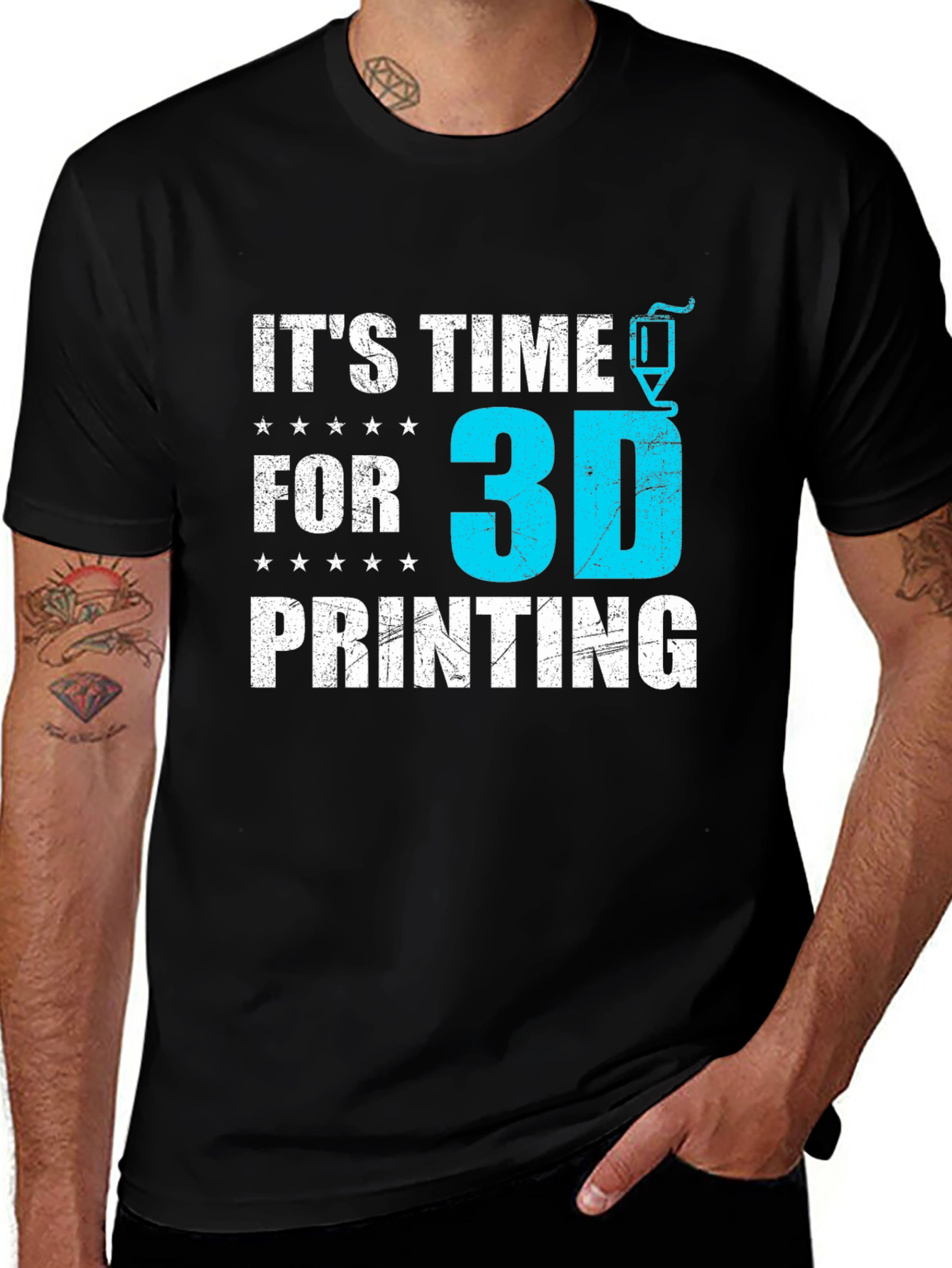 It's Time for 3D Printing T-Shirt