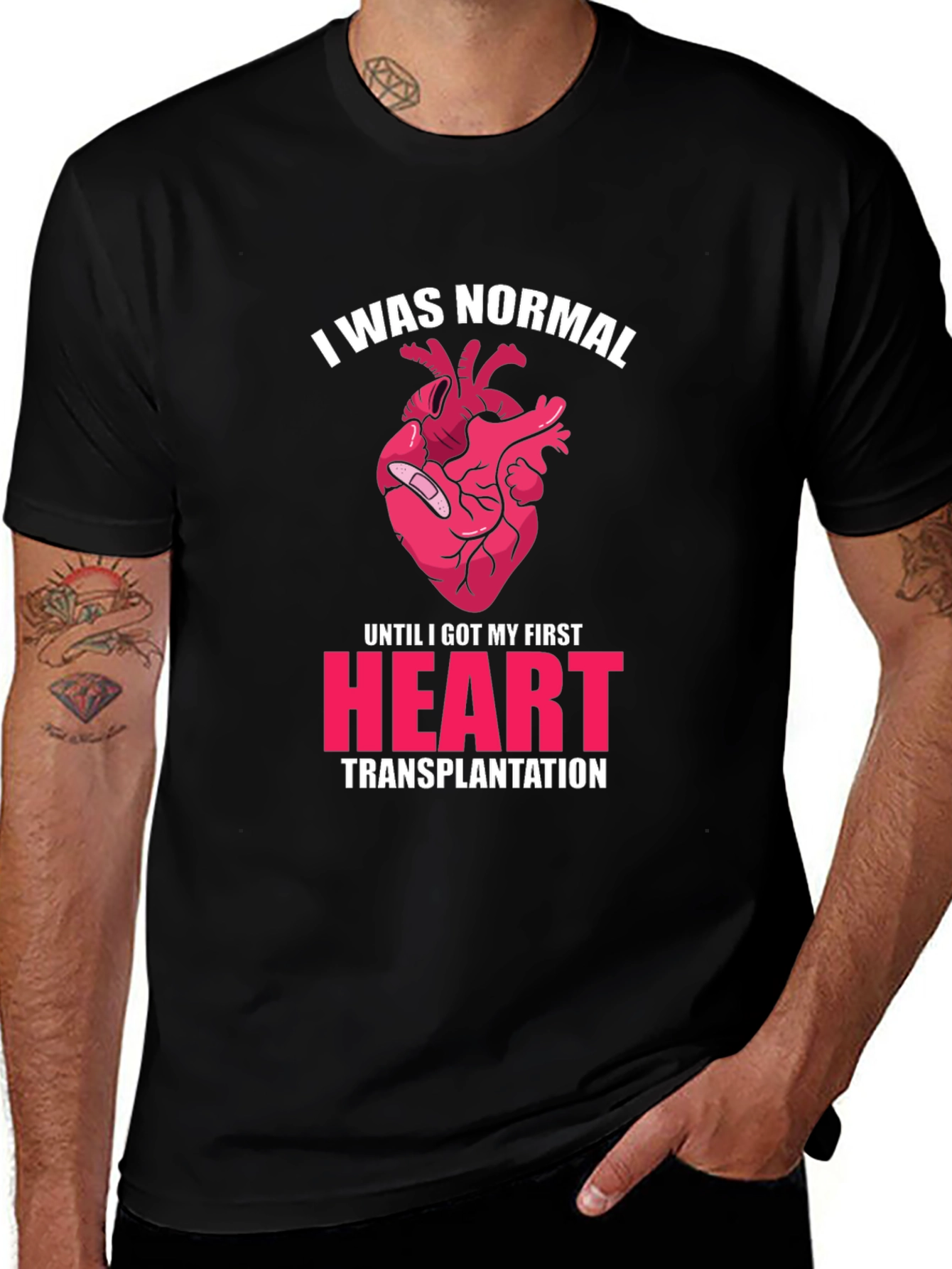 Heart Transplant T-Shirt - "I Was Normal"
