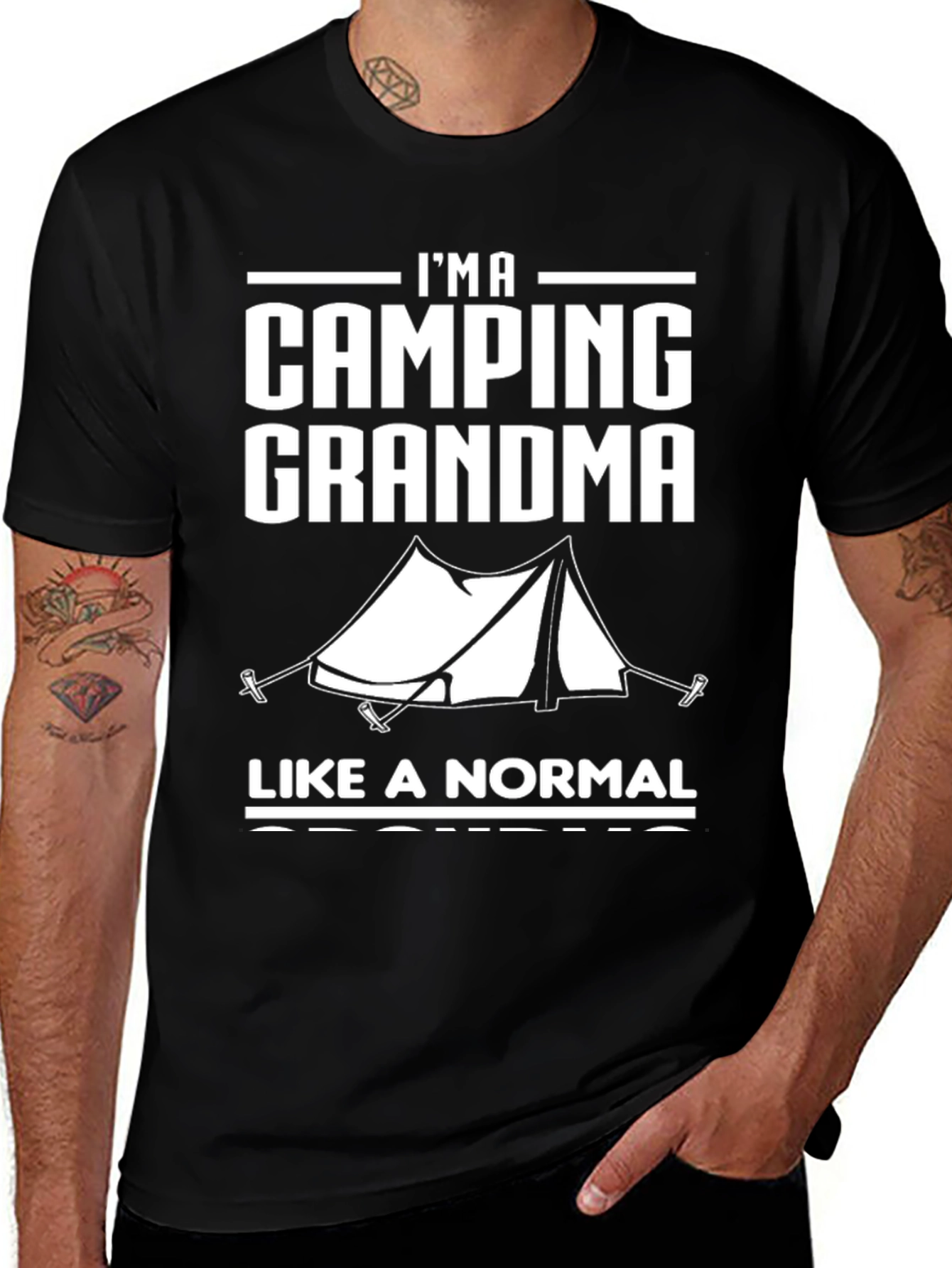 Variant 5 of Camping Grandma T-Shirt - Outdoor Adventure Tee