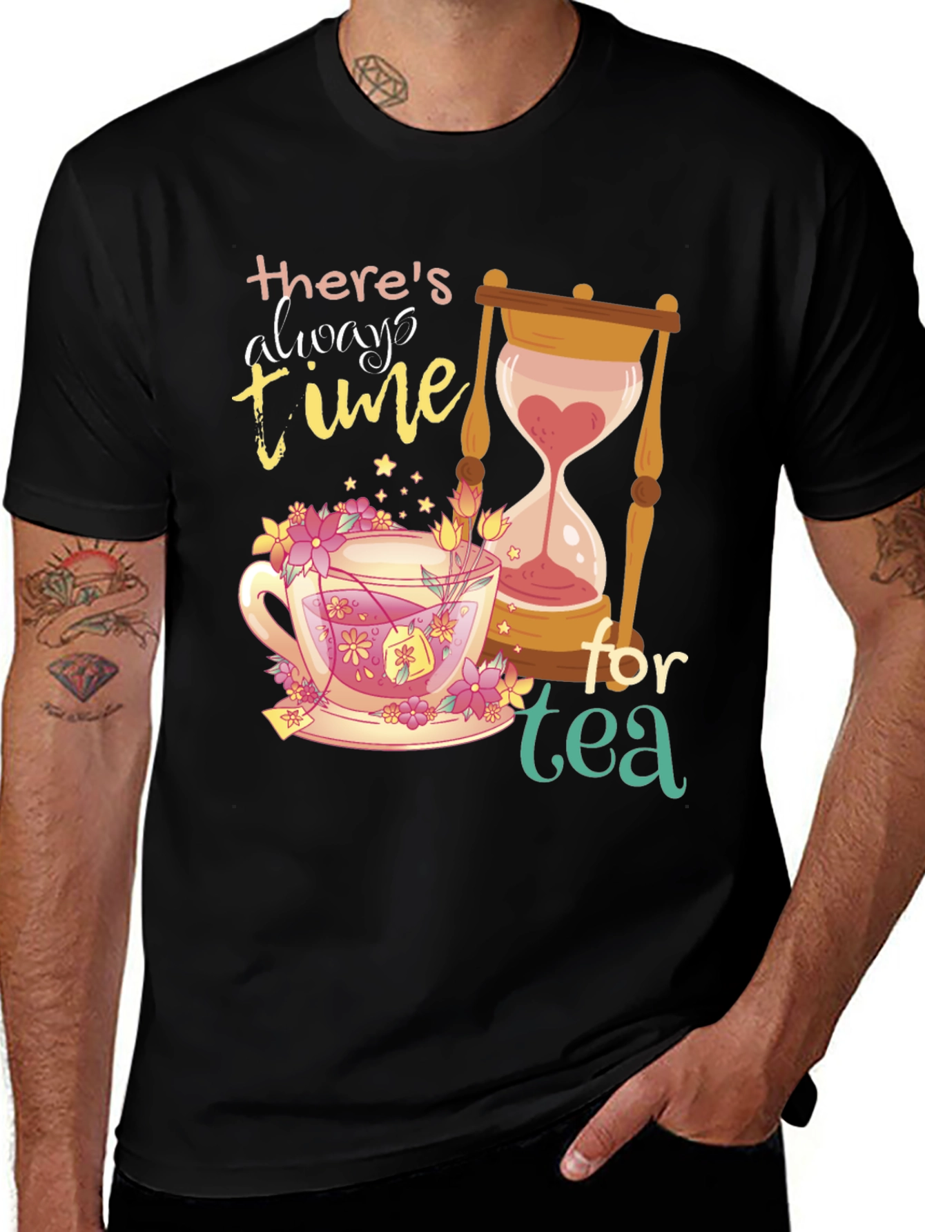 Variant 7 of There's Always Time for Tea Graphic T-Shirt