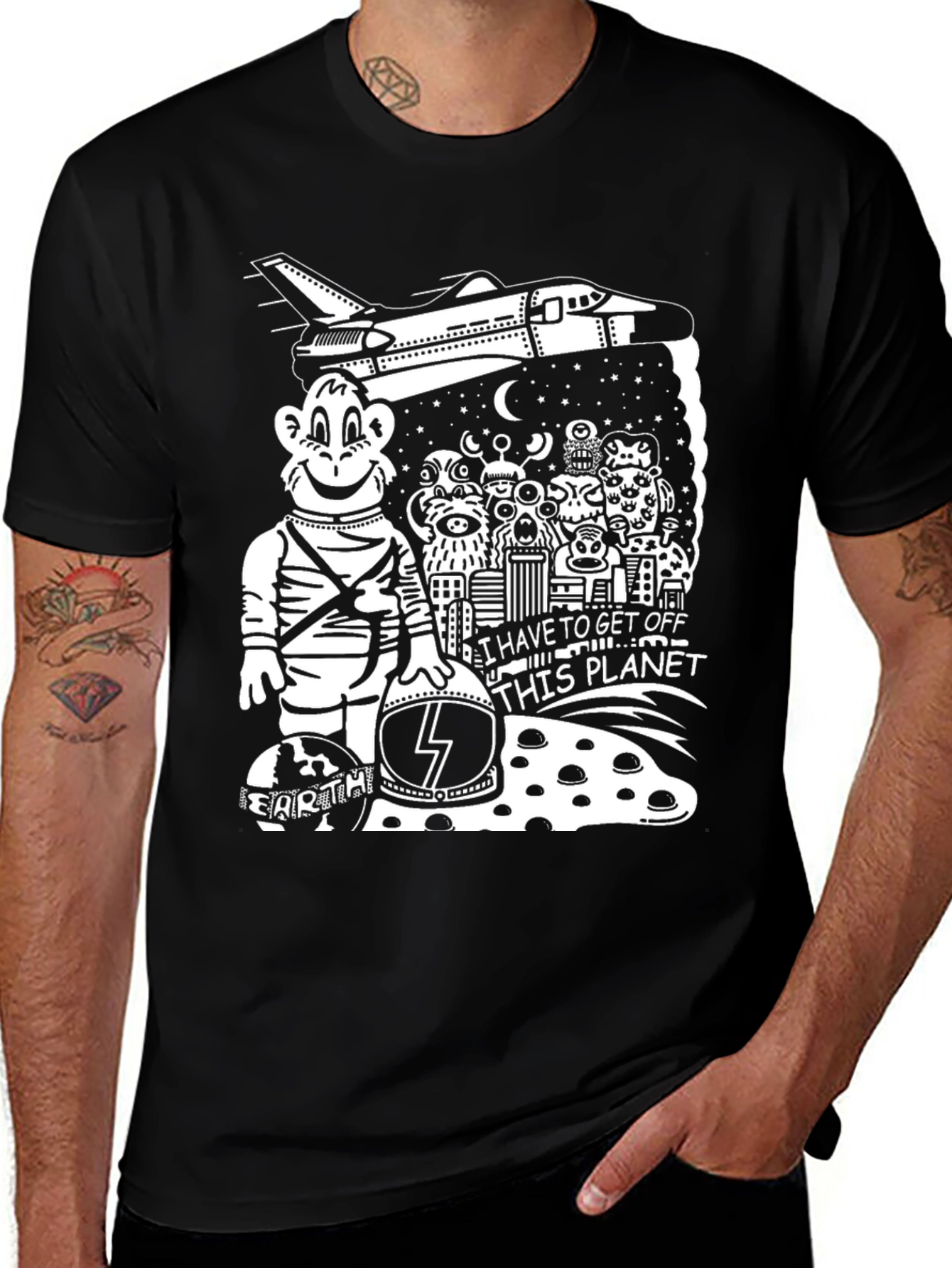 Variant 25 of Off This Planet Graphic Tee