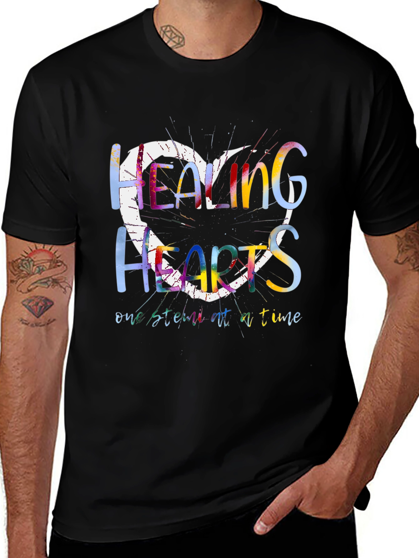 Healing Hearts Tee - One Stitch at a Time
