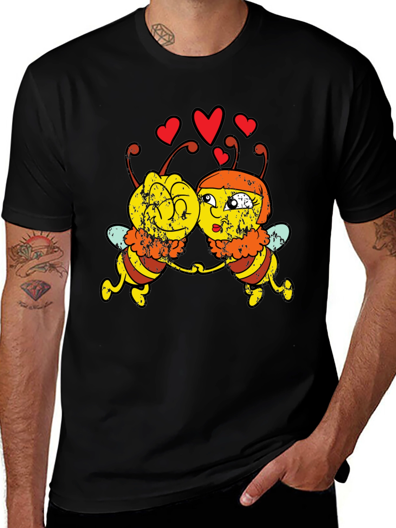 Variant 6 of Love Bees Graphic Tee