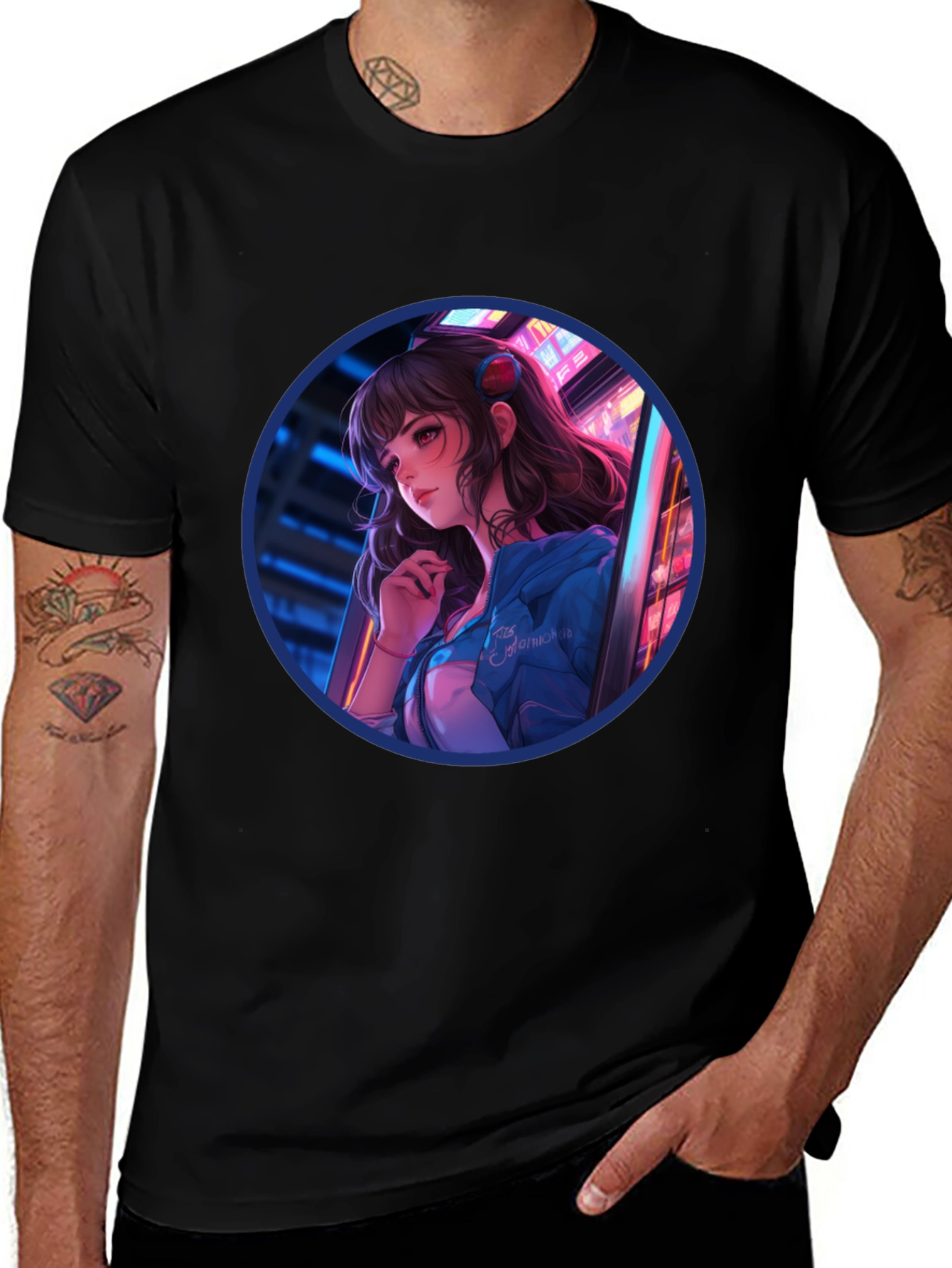 Anime Girl Graphic T-Shirt