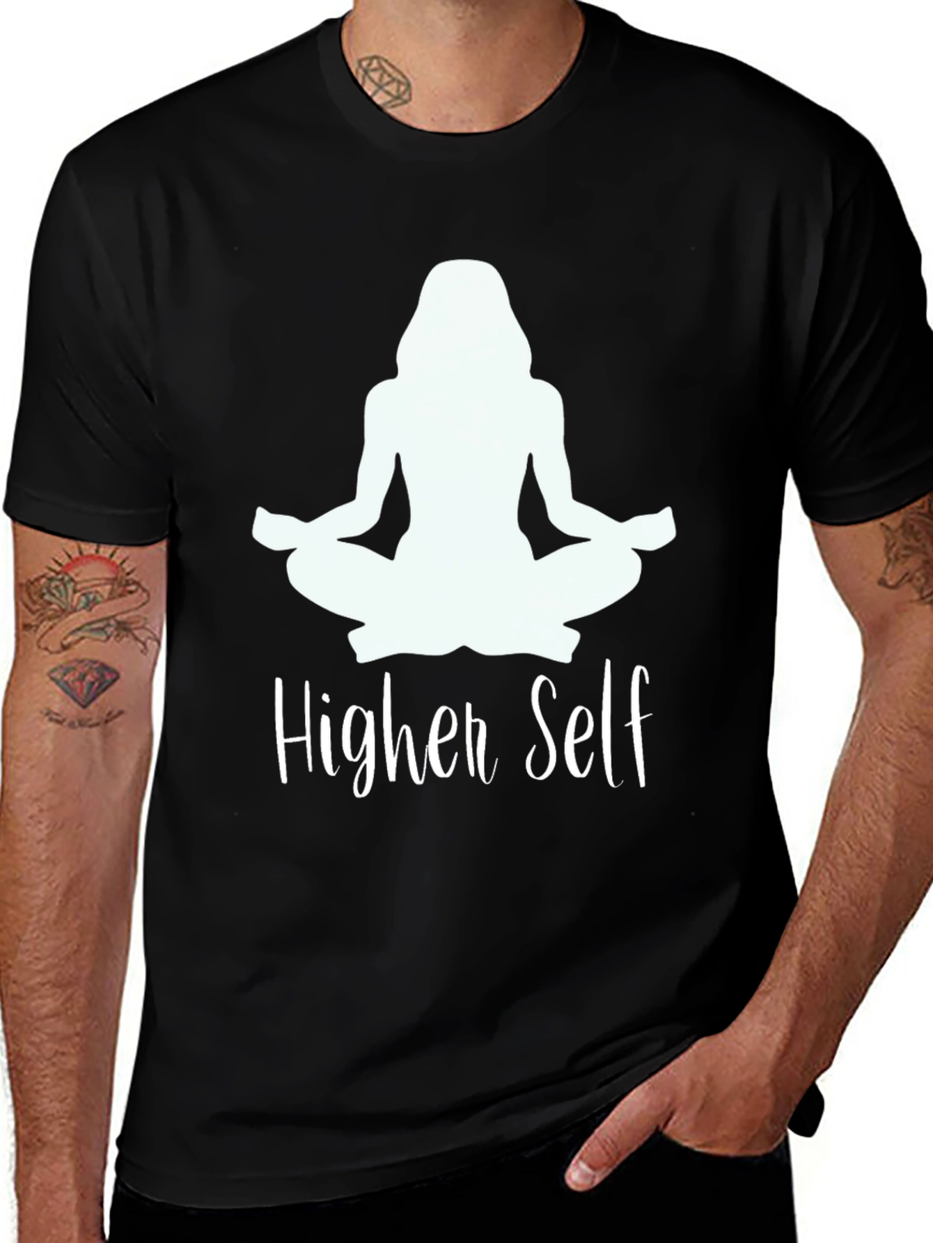 Variant 21 of Higher Self Meditation T-Shirt - Unisex Fit