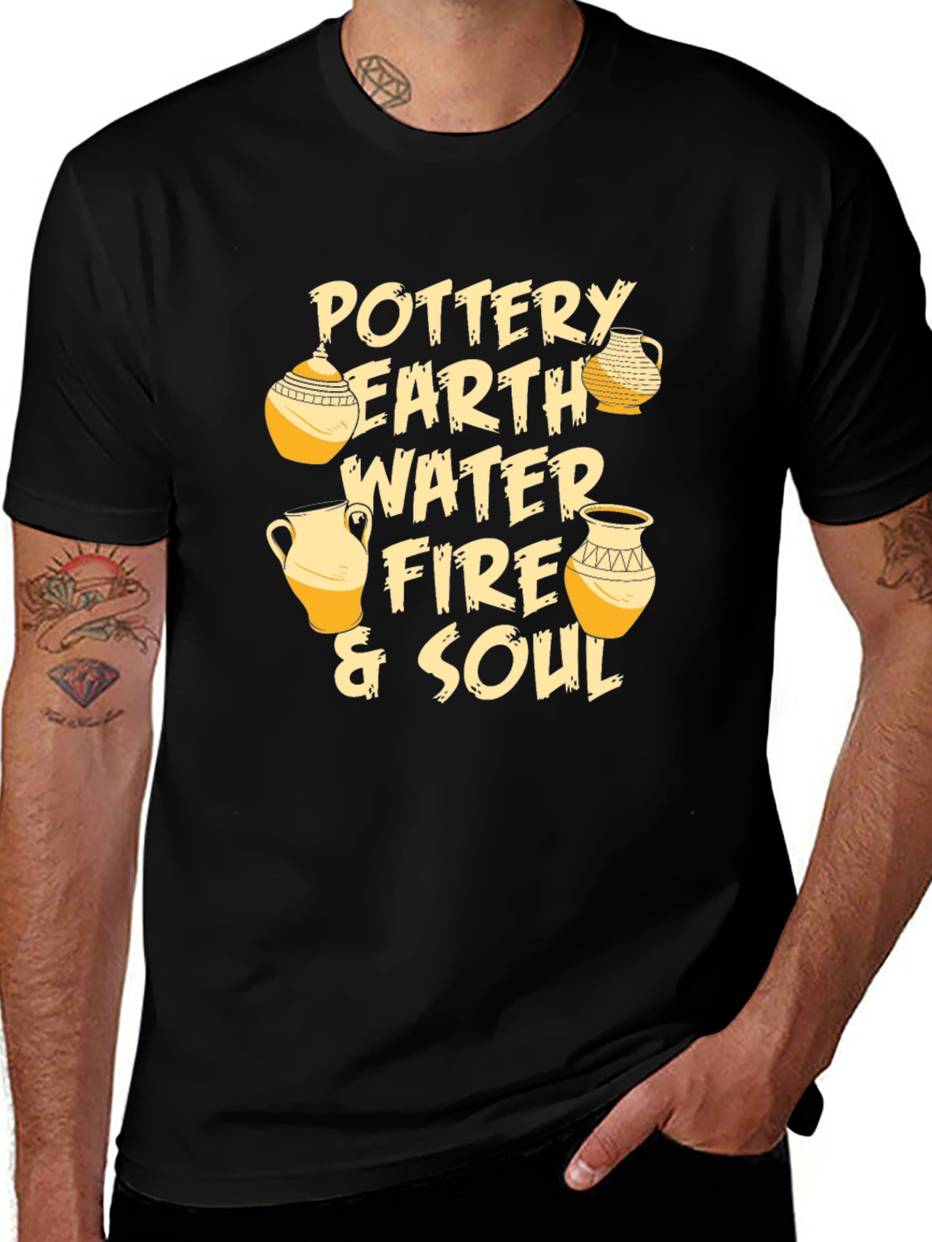 Variant 21 of Pottery Earth Fire & Soul Graphic T-Shirt