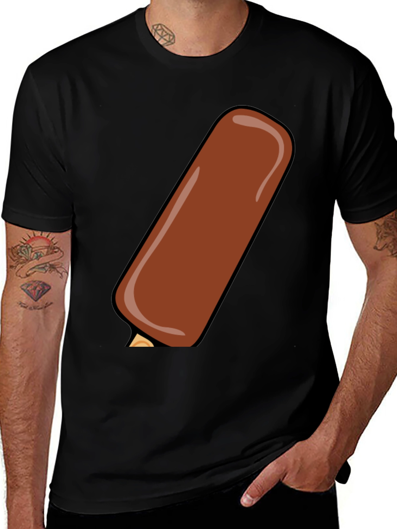 Variant 23 of Chocolate Ice Cream Bar Graphic Tee