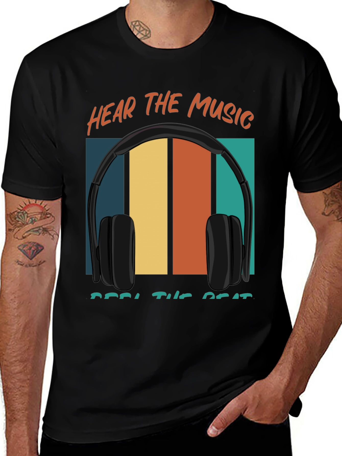 Variant 5 of Hear the Music Graphic Tee