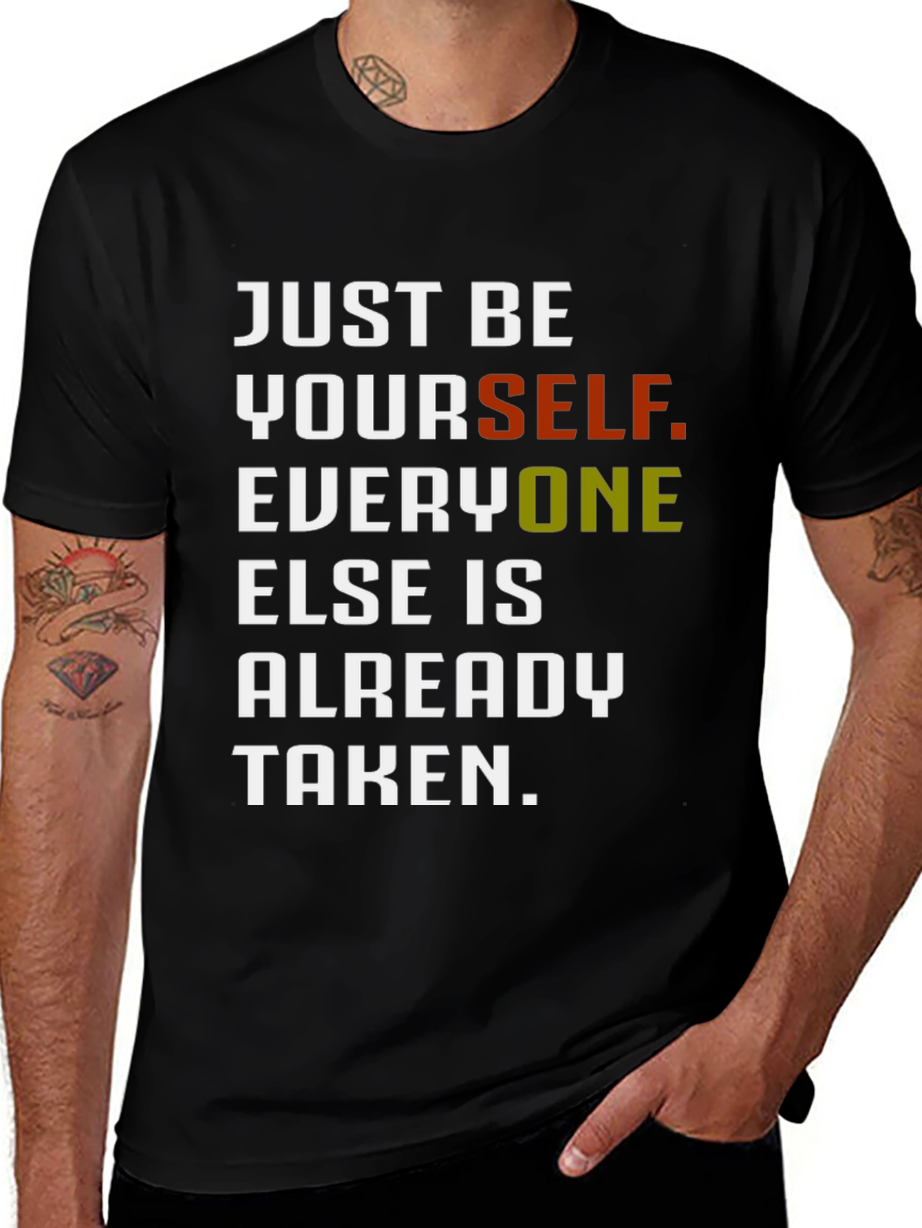 Be Yourself T-Shirt - Motivational Quote Tee