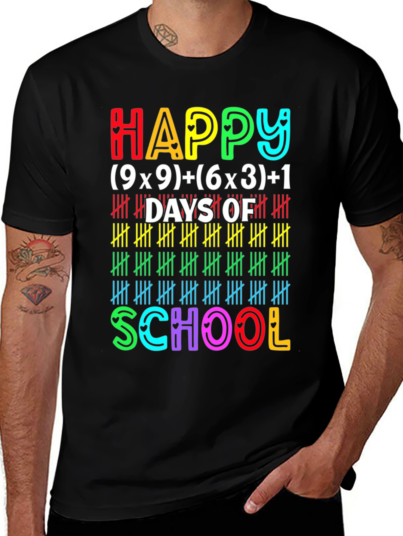 Happy 100 Days of School Teacher T-Shirt