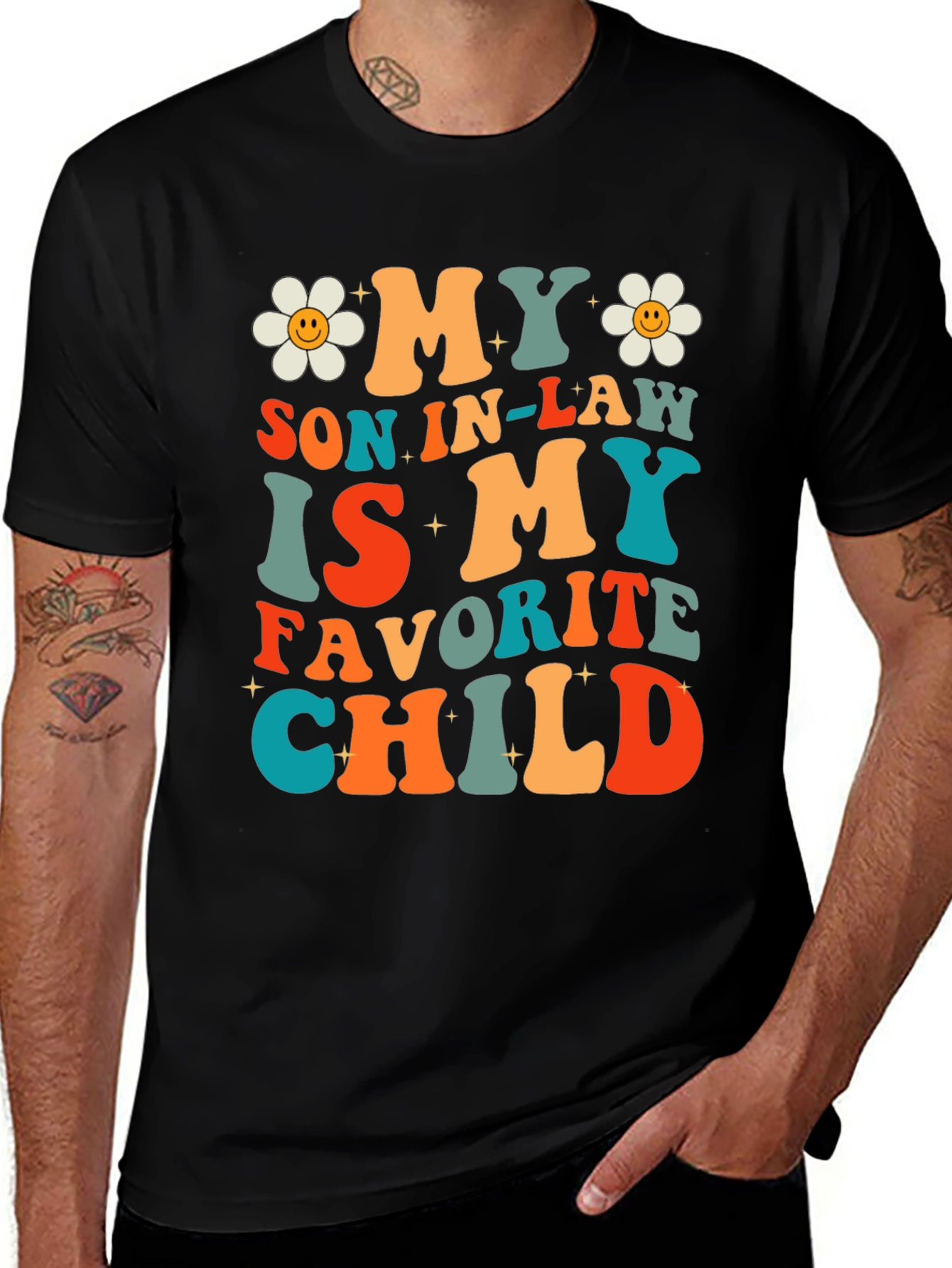 Variant 23 of Funny Son-in-Law Favorite Child T-Shirt