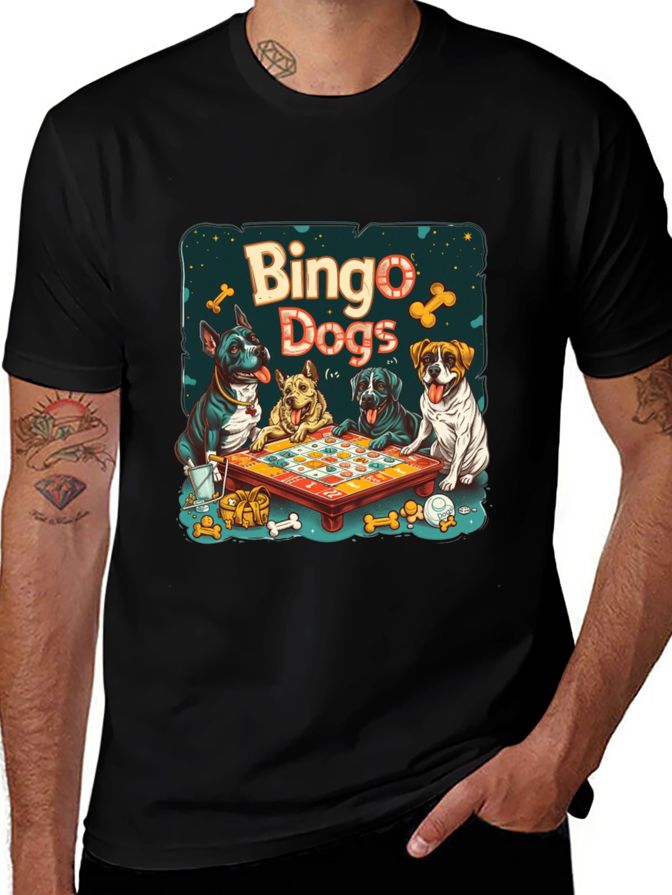 Variant 20 of Bingo Dogs Graphic Tee