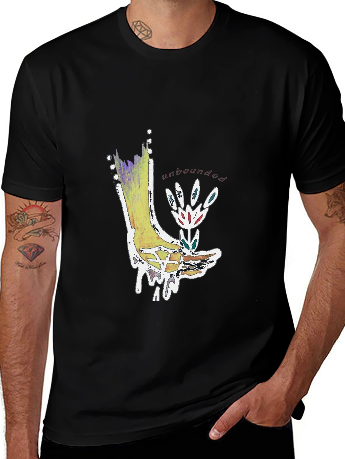 Variant 19 of Unbounded Graphic Tee - Unique Artistic Design