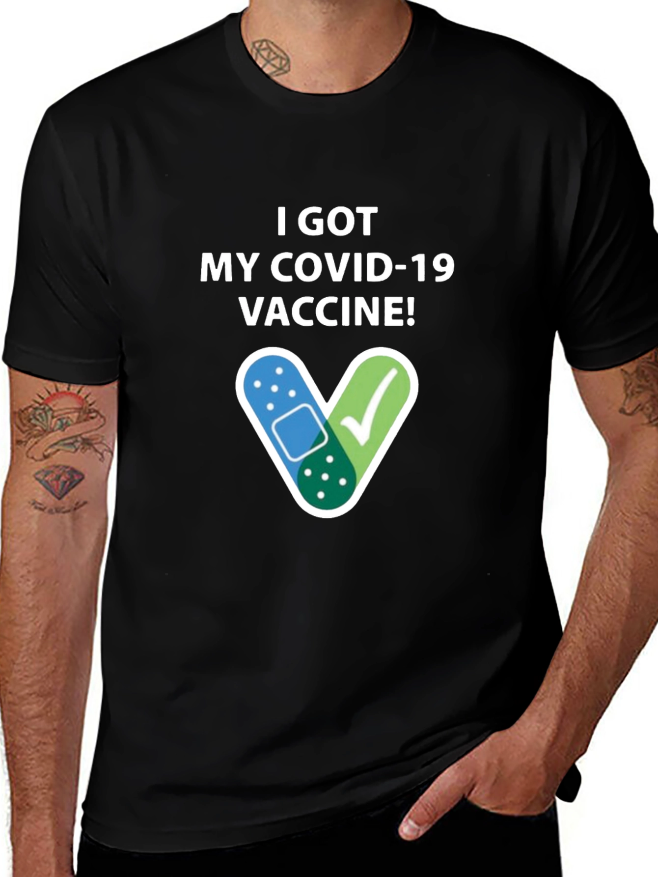 Variant 27 of I Got My COVID-19 Vaccine T-Shirt