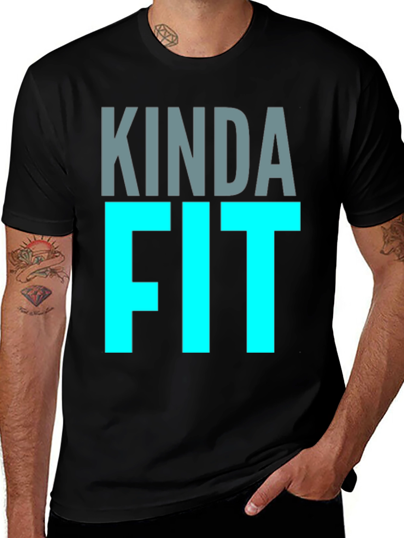 Variant 2 of Kinda Fit T-Shirt - Funny Gym Workout Tee