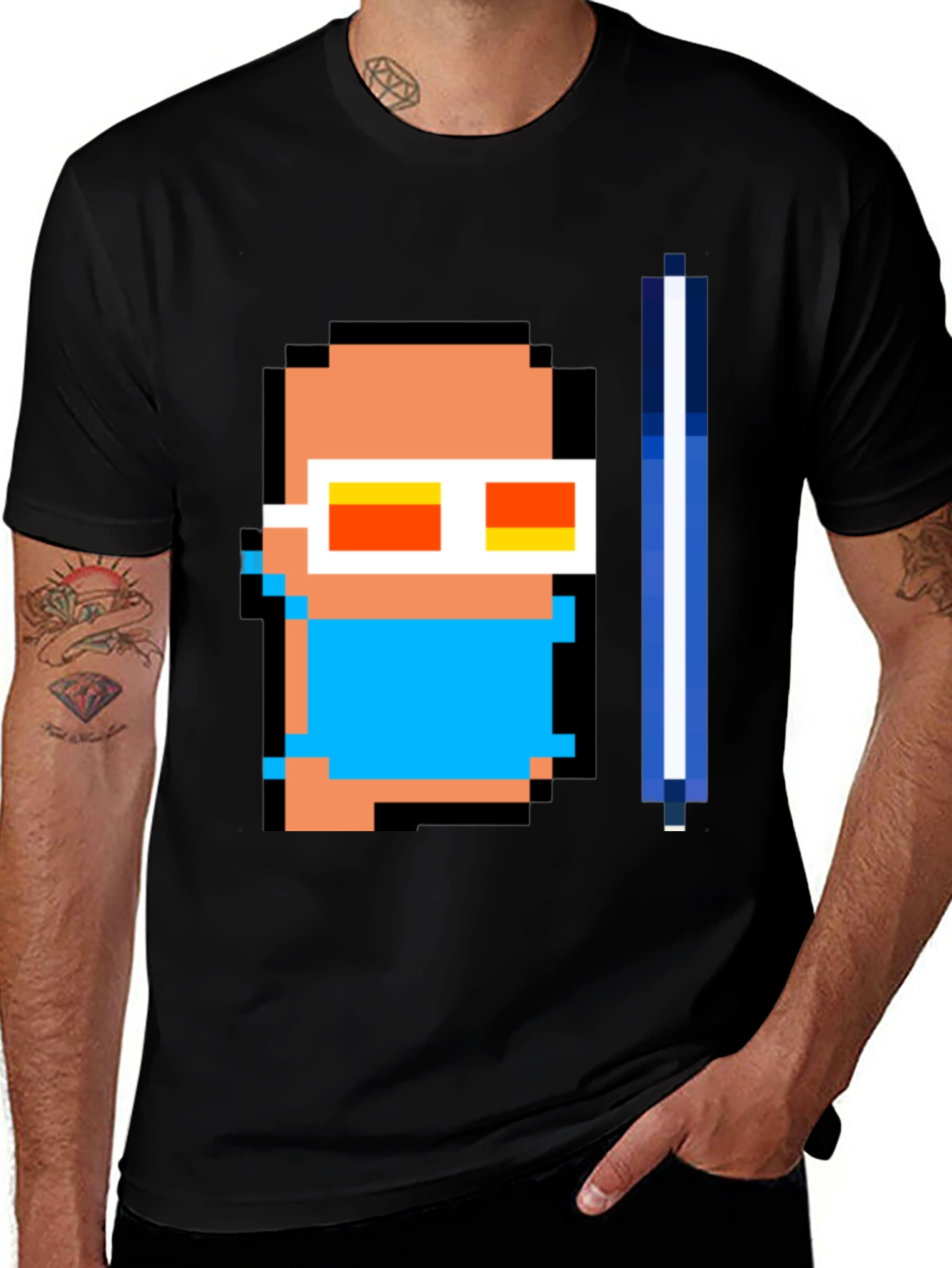 Variant 27 of Retro Pixel Art T-Shirt