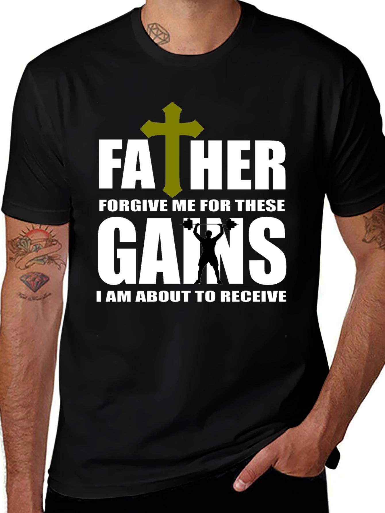 Father Forgive Me Gains T-Shirt