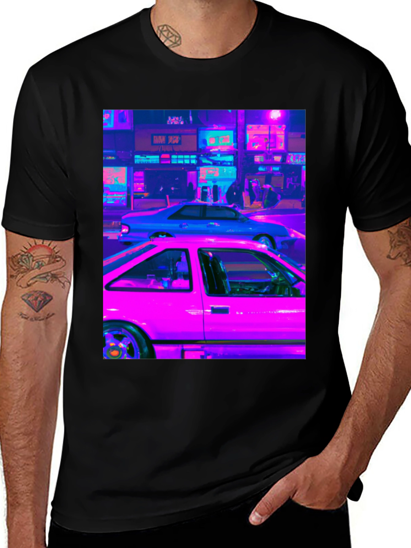 Retro Cars Graphic Tee