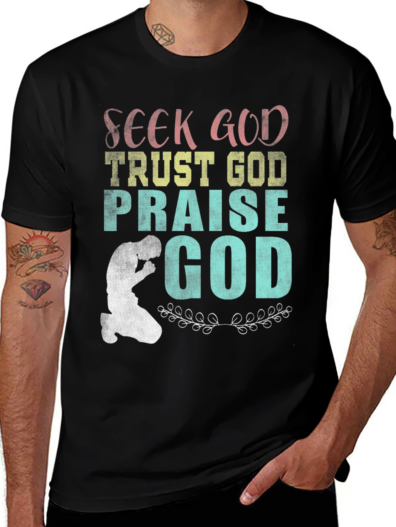 Seek Trust Praise God Tee