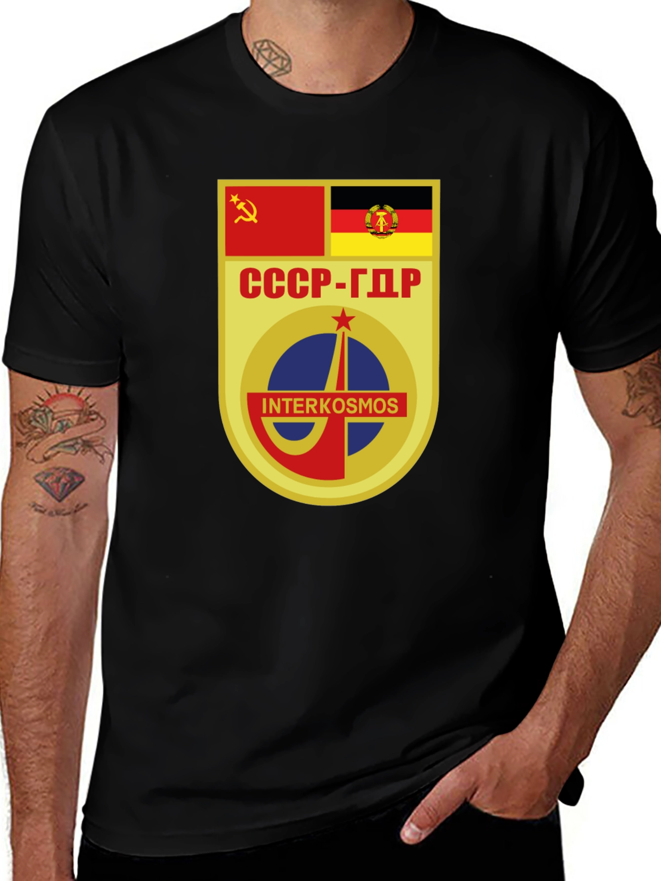 Interkosmos Soviet Union Space Program T-Shirt